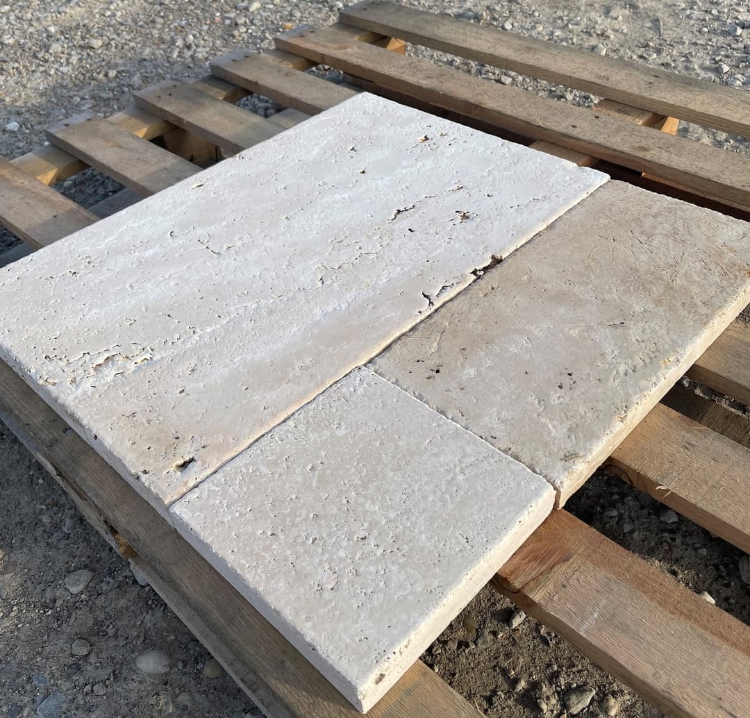 Classic Travertine Classic Travertine Patterned Flagstone Stone